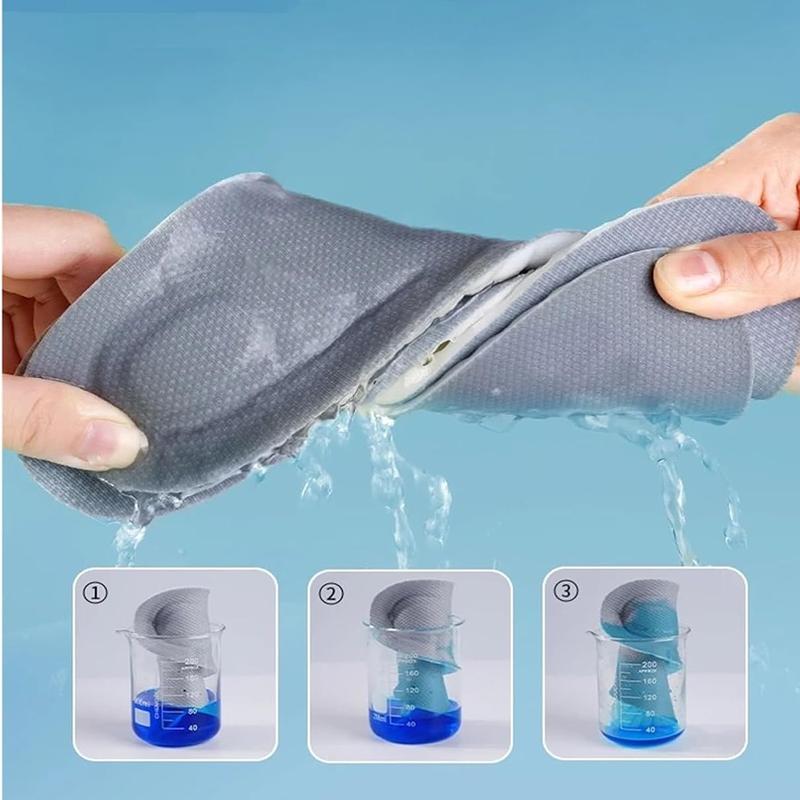 : 4D Cloud Insoles – Memory Foam Cushioning (Trim-to-Fit, Unisex)