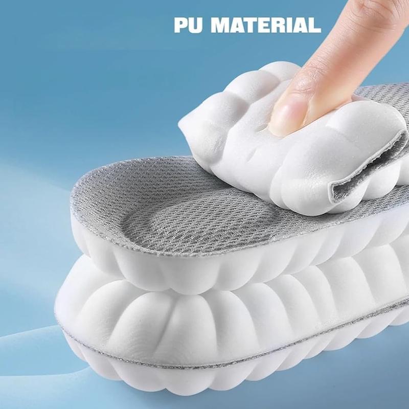 : 4D Cloud Insoles – Memory Foam Cushioning (Trim-to-Fit, Unisex)